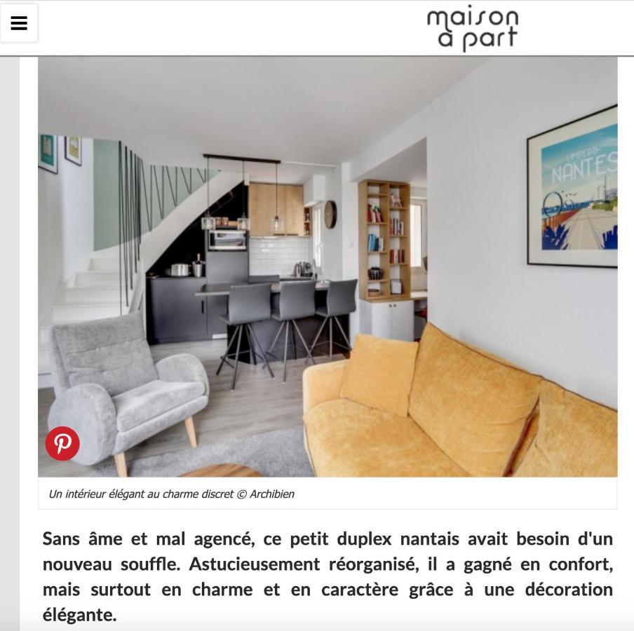 Apartamento Sublime Duplex Cathedrale Nantes